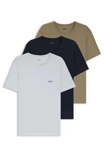 BOSS TShirtRN 3P Classic 10267939 0 – Hochwertiges Baumwollshirt - Stylisches T-Shirt aus 100% Baumwolle, ideal für lässige Outfits und hohen Tragekomfort, perfekt für jeden Tag.