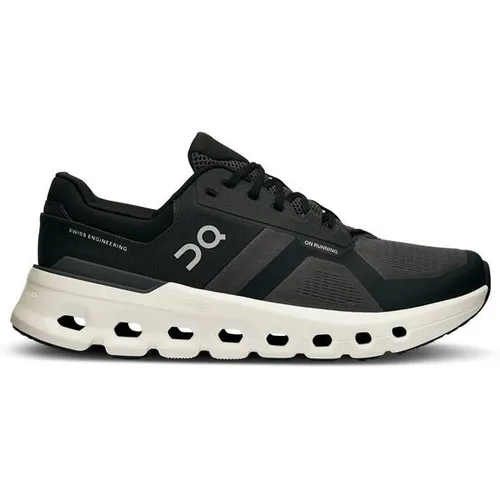On-Running Cloudrunner 2 Herren Laufschuhe - Schwarz - Größe 48 - Laufschuhe für Herren mit leichtem Design und optimalem Halt, ideal für komfortable Trainingseinheiten auf Asphalt und befestigten Wegen.