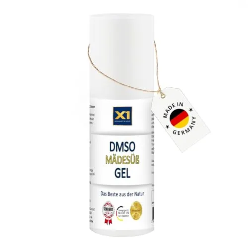 DMSO Gel mit Mädesüß Extrakt – ca. 60% DMSO 99,9% Reinheit – Xanthan & strukturiertes Wasser – ohne Zusatzstoffe – 50ml HDPE Tube mit Dosierpumpe
