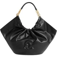 Coccinelle Smash Beuteltasche - Damen - Elegante Beuteltasche aus genarbtem Leder in Schwarz, ideal für jeden Anlass und bietet viel Platz für Ihre Essentials.