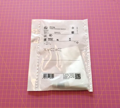 Ifm Electronic Sensor induktiv IF5759 - Induktiver Sensor mit 2 mm Schaltabstand, bündig einbaubar und programmierbarem Schließer/Öffner. Ideal für präzise Anwendungen in der Elektroinstallation.