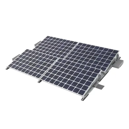 SOLAR ALLin Flachdach Montagesystem für Solaranlagen - Dachhalterungen Solarmodule: Einfache Montage ohne Bohren, geeignet für Süd und Ost/West Ausrichtung, langlebig und leicht aus Aluminium, modulare Erweiterung möglich.