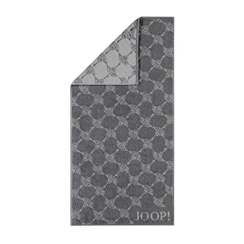Joop! Handtuch Cornflower, Anthrazit, Textil, Blume, 50x100 cm, Made in Germany, Oeko-Tex® Standard 100, saugfähig, Aufhängeschlaufe, strapazierfähig, angenehm weich, hochwertige Qualität, schadstoffgeprüft, Badtextilien, Handtücher