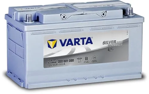 Varta A5 Silver Dynamic AGM 595901085D852 Autobatterie 12V 95Ah /850A,weiß, mit PKW