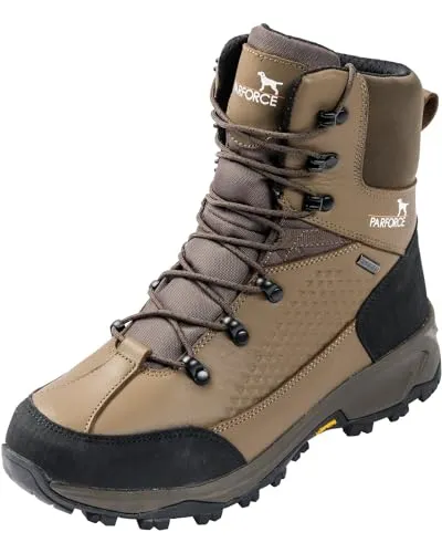 Parforce Active Winter Jagdstiefel 39 - Braun - Robuste Winterstiefel für Outdoor-Aktivitäten, aus hochwertigem Leder gefertigt und mit schnelltrocknendem Innenmaterial für optimalen Tragekomfort.