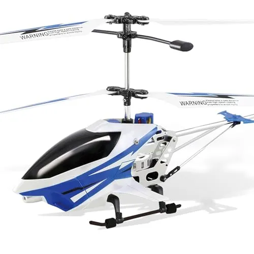TERRA WHEEL RC Helikopter, 2.4G Ferngesteuerter Helikopter mit LED-Lichtern, RC Hubschrauber Ferngesteuert Spielzeug Kinder Indoor Outdoor für Jungen Mädchen 8 9 10 11 12 Jahre
