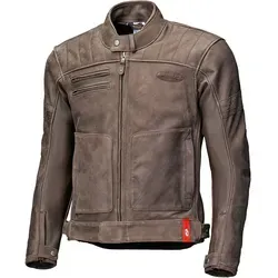 Held Hot Rock Motorrad Lederjacke, braun, 50 - Schutzjacke für Motorradfahrer, ausgestattet mit Protektoren und ideal für Chopper/Cruiser, ganzjährig tragbar.