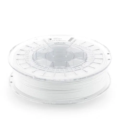 extrudr® TPU Flex hard ø1.75mm - Hochwertiges 3D Drucker Filament in Weiss - Filament-3D-Druckmaterialien, extrem chemikalienbeständig und ideal für industrielle Anwendungen mit hoher mechanischer Stabilität (Shore D58) und Temperaturen bis 137°C.