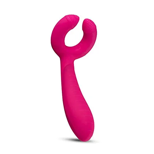 Teazers Silikon Dreifacher Vibrator Paar Vibratoren für Sie Klitoris und G-punkt Leise AnalPlug Prostata Stimulator mit 7 Vibrationsfrequenz