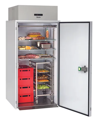 Bartscher Mini-Kühlzelle 1240L - Zuverlässige Kühlung - Kühlschränke mit 1240L Fassungsvermögen, ideal für die Aufbewahrung von Lebensmitteln. Präzise digitale Temperaturregelung und umweltfreundliches Kühlmittel R290.