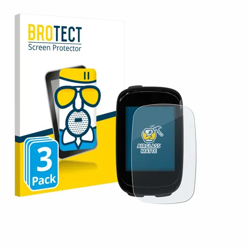 3x BROTECT Panzerfolie Schutzglas für Decathlon Van Rysel GPS 500 matt Display