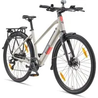 Telefunken E-Bike Cityrad UH210 Damen – 7 Gang Shimano mit Heckmotor - E-Bike für Damen mit 417,6 Wh Akku und 25 km/h Höchstgeschwindigkeit, ideal für Alltag und Ausflüge. Ergonomisches Design und sichere hydraulische Scheibenbremsen.