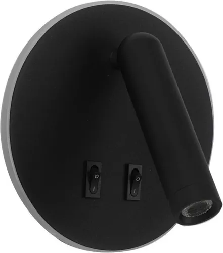 Italux FURLA 8W LED Wandleuchte mit Strahler und Schalter - Moderne Wandleuchte mit elegantem Design, 8W LED und warmweißer Lichtfarbe (3000K). Ideal für eine stilvolle Beleuchtung in jedem Raum. Einfach zu installieren und praktisch mit Wippschalter.