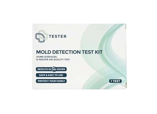 The Tester - Schimmeltester für Wohnung - Zuverlässiger Schimmeltester zur einfachen Erkennung von Schimmelsporen in Innenräumen. Komplettes Set für schnelle Testergebnisse ohne Labor. Ideal für den Heimgebrauch!