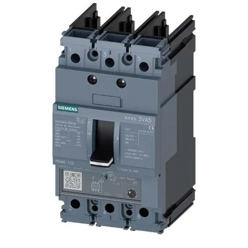 Siemens 3VA5140-4EC31-0AA Leistungsschalter - Leistungsschalter für Hutschienenmontage, 40 A Nennstrom, 36 kA Kurzschlussschutz, ideal für industrielle Anwendungen und zuverlässige Stromverteilung.