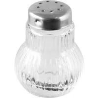 Fackelmann Salz- und Pfefferstreuer Mini 46968 - Kompakter Salz- und Pfefferstreuer aus Glas mit rostfreiem Edelstahl-Deckel. Ideal für die Küche, spülmaschinengeeignet und mit 12 ml Füllvolumen für praktische Nutzung.