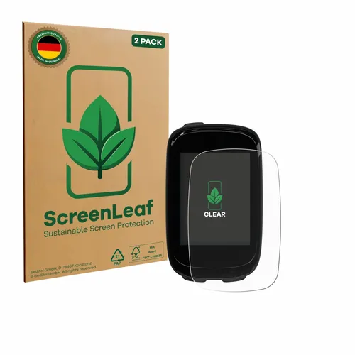 2x ScreenLeaf Displayschutzfolie für Decathlon Van Rysel GPS 500 nachhaltig