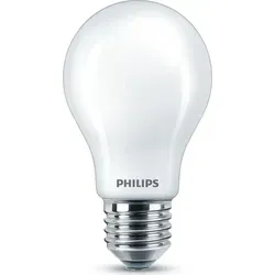 Philips Filament-Lampe, Milchglas, 60W A60 E27, 7 W, 60 W, E27, 806 lm, 15000 h, Neutralweiß