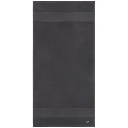 Lacoste Frottier Handtücher Lecroco Gästetuch 40x60 cm | bitume - grau