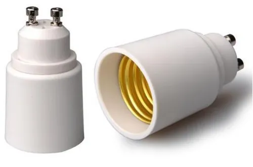 Sockel Konverter Adapter v. GU10 Fassung auf E27 Schraubengewinde 230V Umwandler