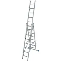 KRAUSE STABILO 3x8 Sprossen Vielzweckleiter - Leiter für vielseitige Anwendungen, mit neuester Norm, ideal für Handwerker und Heimwerker, schnelle Lieferung und keine Versandkosten!