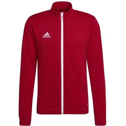 adidas Herren Entrada 22 Track Jacket, Team Power Red 2, M - Sportliche Track Jacket mit schmalem Schnitt und durchgehendem Reißverschluss, aus 100 % recyceltem Polyester. Ideal für aktive Tage, mit feuchtigkeitsabsorbierender AEROREADY Technologie und praktischen Leistentaschen.