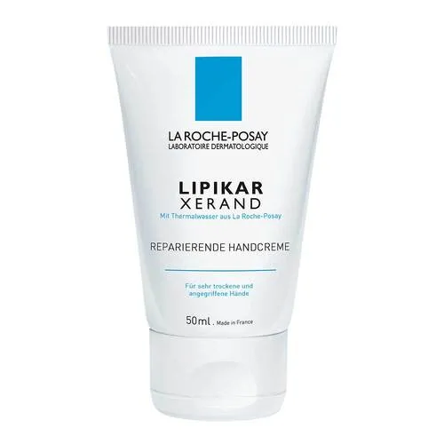 LA ROCHE LIPIKAR XERAND 50 ML - Hautpflege für sehr trockene Hände, schützt und regeneriert die Hautschutzbarriere mit beruhigendem Thermalwasser. Ideal für den täglichen Schutz vor Umwelteinflüssen.