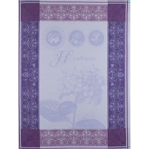 Garnier-Thiebaut Hortensia Blue Küchentuch 55,9 x 76,2 cm - Hochwertiges Geschirrtuch aus 100 % Baumwolle, saugfähig und maschinenwaschbar. Mit elegantem Hortensien-Design in hellblau und dunkelblau. Ideal zum Trocknen und als stilvolle Geschenkidee.