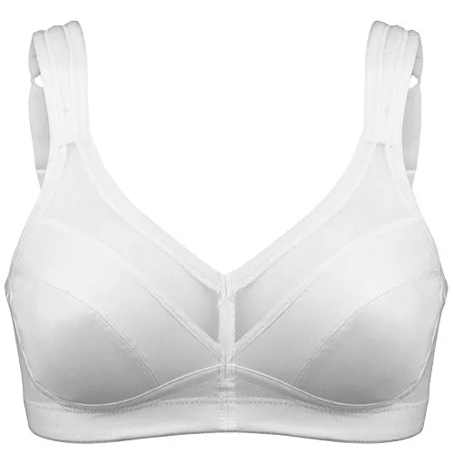 Swegmark - Net Cotton - BH ohne Bügel - Weiss 95C