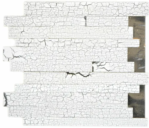 Mosaik Holz weiß selbstklebend Wand Küche Fliesenspiegel Bad WB170-PW5|1 Matte