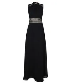 Elegantes Damen Abendkleid 38 von VM Vera Mont - Bodenlanges Abendkleid mit rückenfreiem Design und Spitzeneinsätzen. Ideal für besondere Anlässe und unvergessliche Momente.