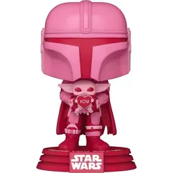 Funko POP! Star Wars: Boba Fett & Grogu (The Child) - Sammlerfigur - Diese ca. 9,5 cm große Vinylfigur ist das perfekte Geschenk für Fans von The Mandalorian. Hergestellt aus hochwertigem Vinyl, bietet sie eine langlebige Ergänzung für jede Sammlung.