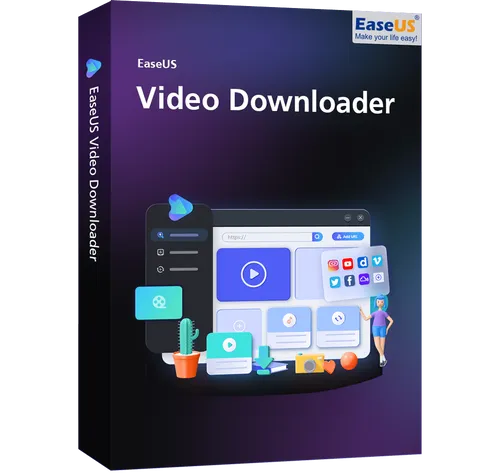 EaseUS Video Downloader - Die beste Videobearbeitungssoftware - Videobearbeitungssoftware zum einfachen Herunterladen von Videos von Plattformen wie YouTube und Instagram, ideal für Offline-Nutzung und vielseitige Anwendungen.