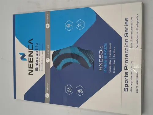 NEENCA Kniestütze mit Patella Gel Pads und Federstabilisatoren - Bandagen & Orthesen – Medizinische Kniestütze mit innovativer Technologie für Schmerzlinderung und Gelenkstabilität, ideal für Sport und Alltag.