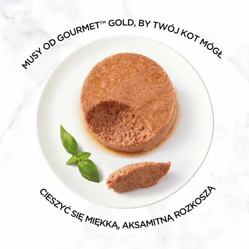 Purina Gourmet Gold Katzenfutter Mousse 48 x 85 g - Leckeres Mousse für ausgewachsene Katzen, reich an hochwertigen Zutaten für ein schmackhaftes Erlebnis. Ideal für die tägliche Ernährung.