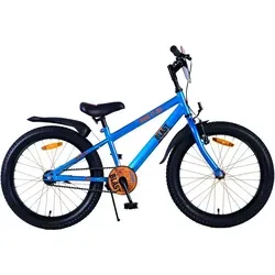 Volare NERF Kinderfahrrad für Jungen - 20 Zoll in Satinblau - Kinderfahrrad mit Sicherheitsfeatures, inkl. Hand- und Rücktrittbremse, extra breiten Gummi-Luftreifen und hohem Komfort durch weichen Sattel. Perfekt für Jungen von 6-8 Jahren!
