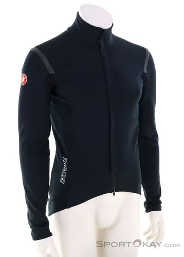 Castelli Perfetto RoS 2 Herren Bikejacke Schwarz S - Vielseitige Herren Bikejacke für Temperaturen von 4 °C bis 14 °C. Mit winddichter und wasserabweisender Front sowie atmungsaktivem Rückenmaterial. Ideal für sportliche Ausfahrten und optimalen Komfort.