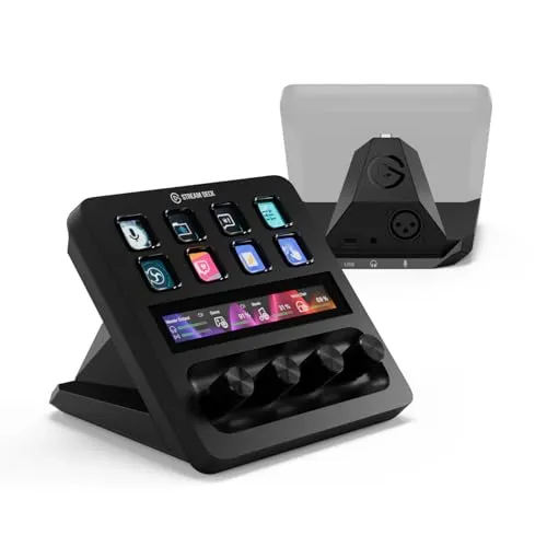 Elgato Stream Deck + XLR (10GBD9921) - Streaming Deck mit 15 anpassbaren Tasten für eine mühelose Steuerung von Streaming-Software und kreativen Anwendungen, ideal für professionelle Streamer.