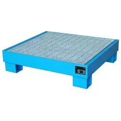 BAUER Südlohn Auffangwanne aus Stahl 4 x 60 Liter - Werkstatteinrichtung mit robuster Stahlauffangwanne, ideal zum sicheren Lagern von Fässern und zum Schutz vor Leckagen.