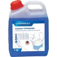 Sanitärzusatz INSTABLUE 2,5L - Effektiver Geruchsstopper - Flüssiger Sanitärzusatz für Abwassertanks, zersetzt Fäkalien und sorgt für frischen Duft. Ideal für den Einsatz in mobilen Toiletten und Senkgruben. Füllmenge: 2,5 Liter.