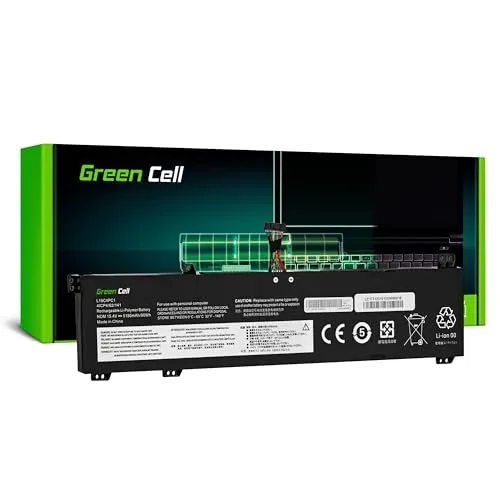 Green Cell Notebook-Akku GC-LE173 15.4V 5180 mAh für Lenovo - Hochleistungs-Laptop-Akku mit 5180 mAh, ideal für Lenovo Legion Modelle, sorgt für längere Laufzeiten und zuverlässige Leistung.