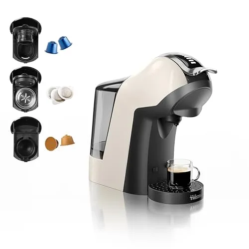Tristar Multi-Kapsel-Maschine CM-2301 - 3-in-1 für Nespresso und Dolce Gusto, 19-Bar-Hochdruckpumpe für Barista-Qualität und reichhaltige Crema