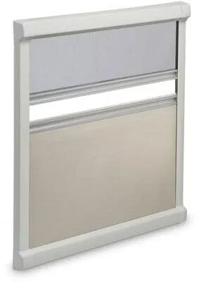 Dometic DB1R Fensterrollo, 480x330mm, cremeweiß - Rollo für Fenster, elegantes Design ohne sichtbare Schrauben, ideal für moderne Wohnräume.
