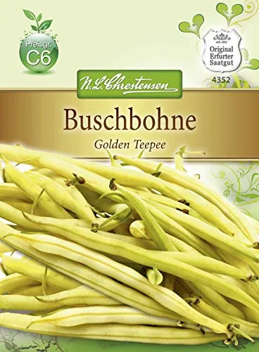 N.L. Chrestensen 4352 Buschbohne Golden Teepee Glucktyp (Buschbohnensamen)