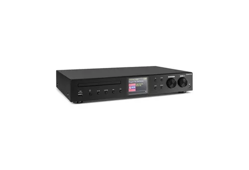 Auna iTuner CD HiFi-Receiver - HiFi-Receiver mit integriertem Internet/DAB+/FM Radio, über 40.000 Sendern und Spotify Connect für grenzenlosen Musikgenuss.