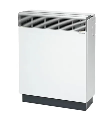 Oranier Gasheizautomat 8941-60 Palma Plan 7 kW Erdgas Weiß - Kaminofen mit 7 kW Leistung, umweltfreundlich und effizient, ideal für gemütliche Wärme in Ihrem Zuhause.