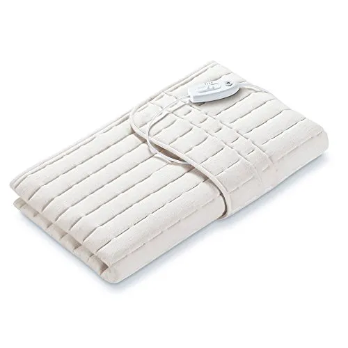 Sanitas Wärmeunterbett SWB 50 - Heizdecken mit 3 Temperaturstufen für kuschelige Wärme, maschinenwaschbar und ideal für ein vorgewärmtes Bett (80 x 150 cm). Überhitzungsschutz für sichere Nutzung.
