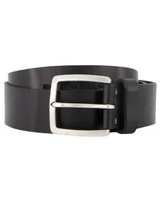 Jeans Gürtel: Hochwertiger Herren-Gürtel mit Eindornschließe - Herren-Gürtel, Made in Germany, 39 mm breit, ideal für Jeans und bequeme Passform durch individuelle Bundweite.