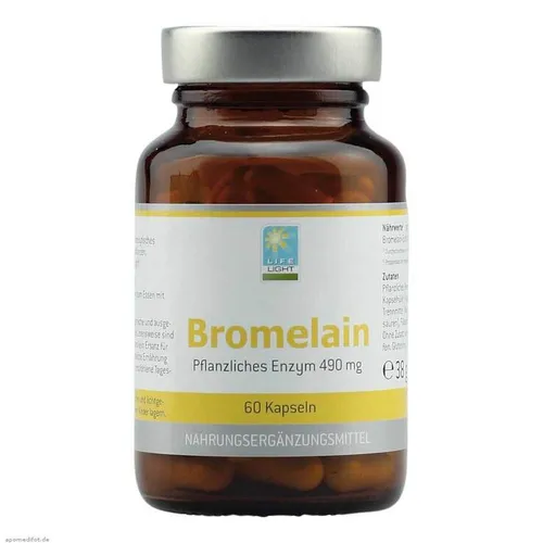 Bromelain 500 mg Kapseln Inhalt: 39 g