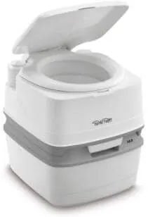 Thetford Porta Potti 165 - Tragbare Campingtoilette - Camping-Toilette mit 20 L Abwassertank, kompaktem Design und Komfort-Höhe, ideal für Wohnmobile und Outdoor-Aktivitäten.